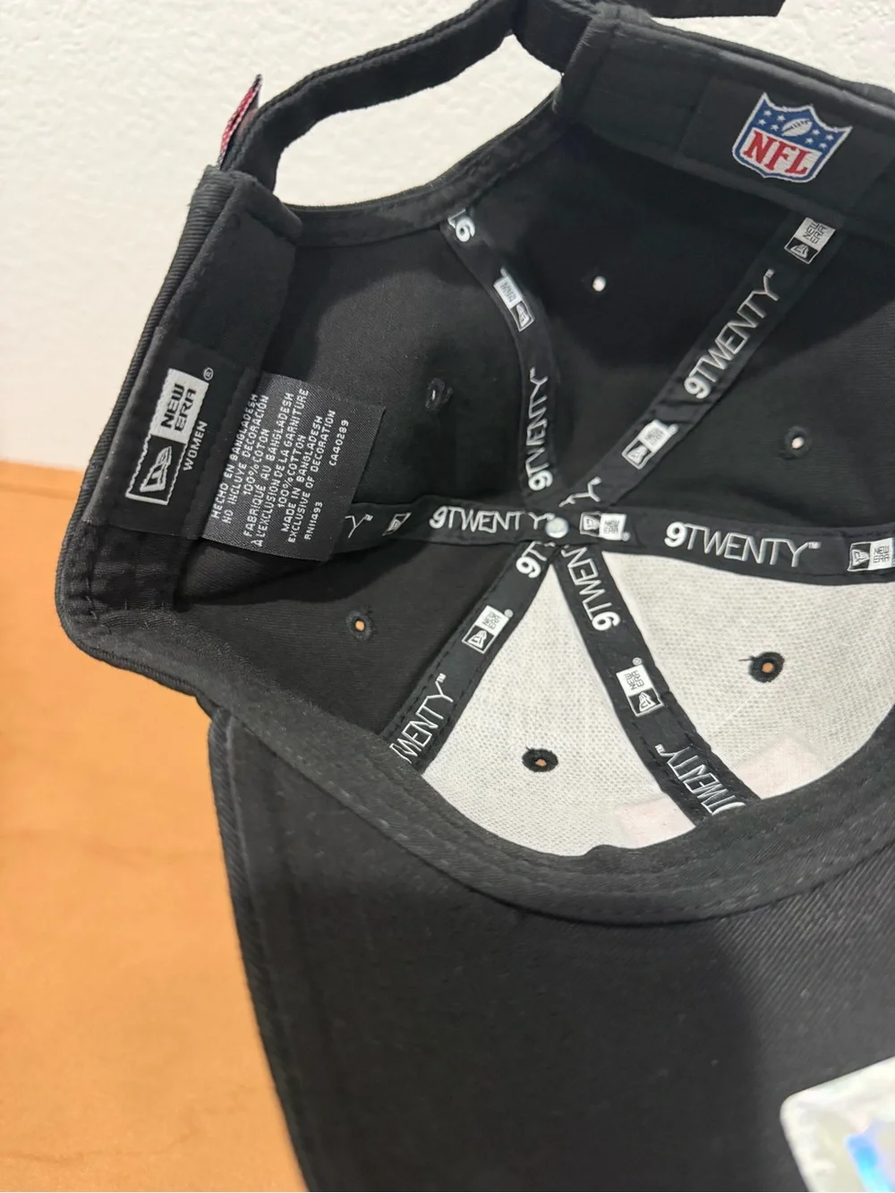 New Era Raiders 9Twenty Cap with Pink Logo